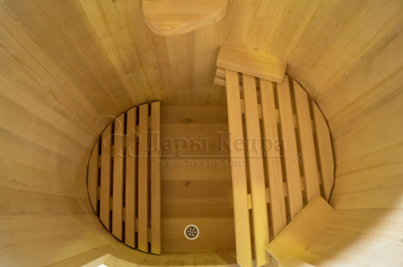 Кедровая бочка (фитобочка) овальная «Классическая»